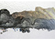Acrylic paint on mirror </br> 26 x 36 in